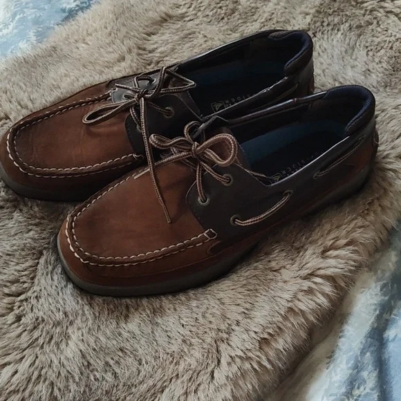 Sperry Men's Brown Boat Shoes - Picture 3 of 5